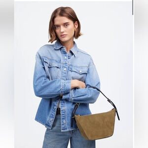 Madewell Keeper Shoulder Bag in Olive